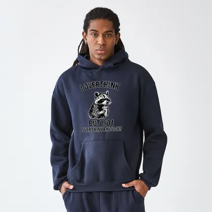 Tokyo-Tiger Constant Overthinking Adult Fleece Hoodie