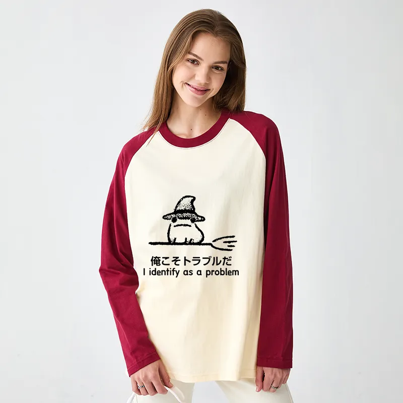 Tokyo-Tiger Mischief Magic Dude Raglan Long Sleeve T-shirt