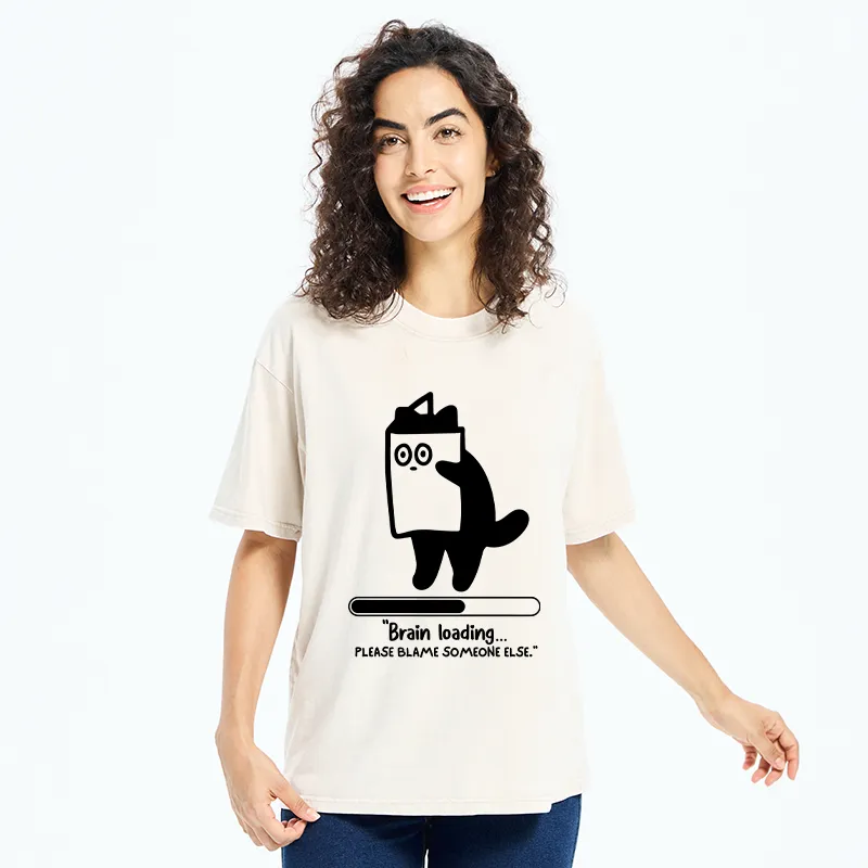 Tokyo-Tiger Blaming Others Washed T-Shirt