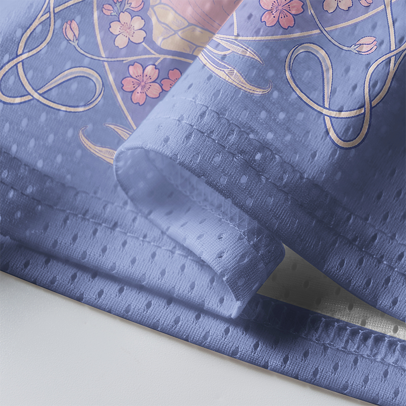 Tokyo-Tiger Floral Butterfly Mesh Jersey
