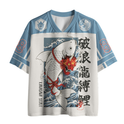 Tokyo-Tiger Dragon Bound Carp Mesh Jersey