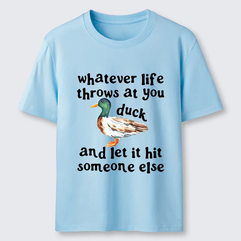 Tokyo-Tiger Funny Duck Life Trouble Meme Classic T-Shirt