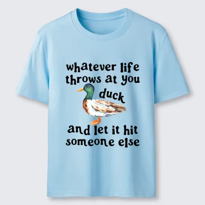 Tokyo-Tiger Funny Duck Life Trouble Meme Classic T-Shirt