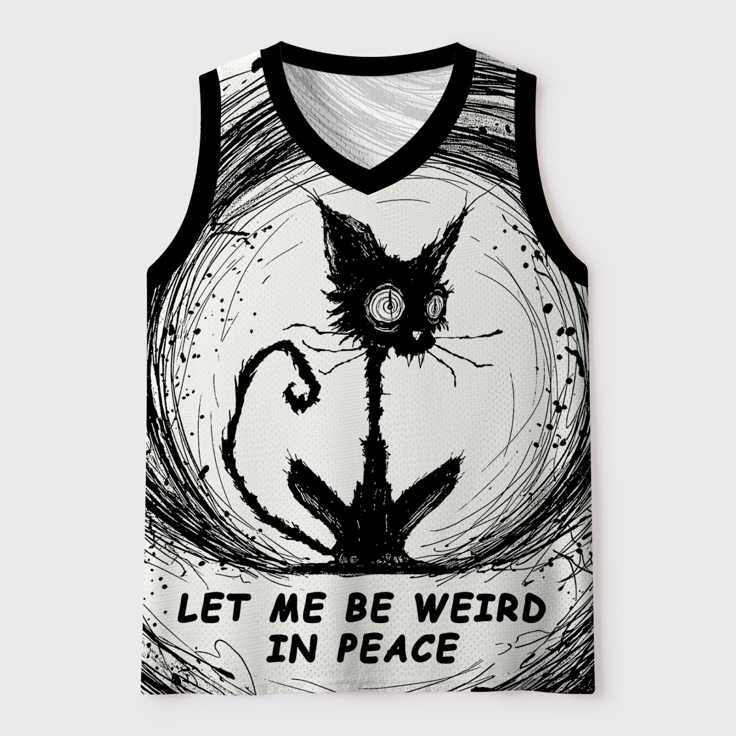 Tokyo-Tiger Cat Gradually Became Strange Mesh Tank Top Sale