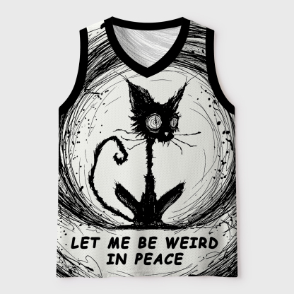 Tokyo-Tiger Cat Gradually Became Strange Mesh Tank Top