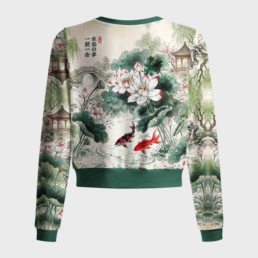 Tokyo-Tiger Lotus Lights Koi Dreams Women's Lightweight Cardigan
