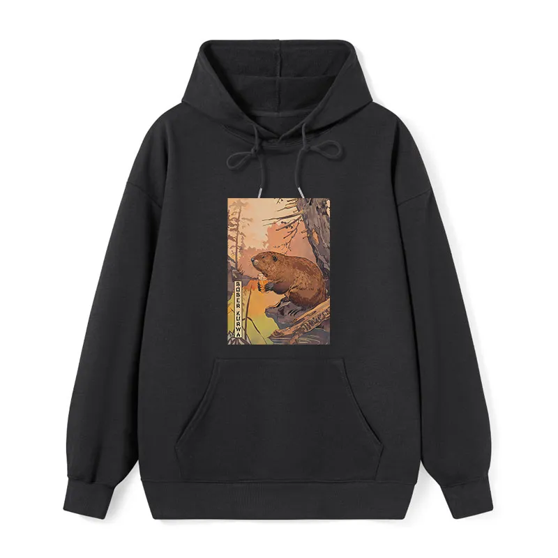 Tokyo-Tiger Beaver By The River Classic Hoodie