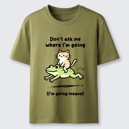 Tokyo-Tiger Cat Riding Frog Meme Classic T-Shirt