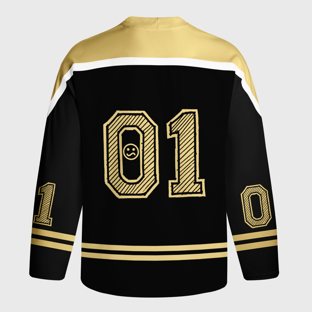 Tokyo-Tiger Self-diagnosed Illness Funny Long-Sleeve Hockey Jersey