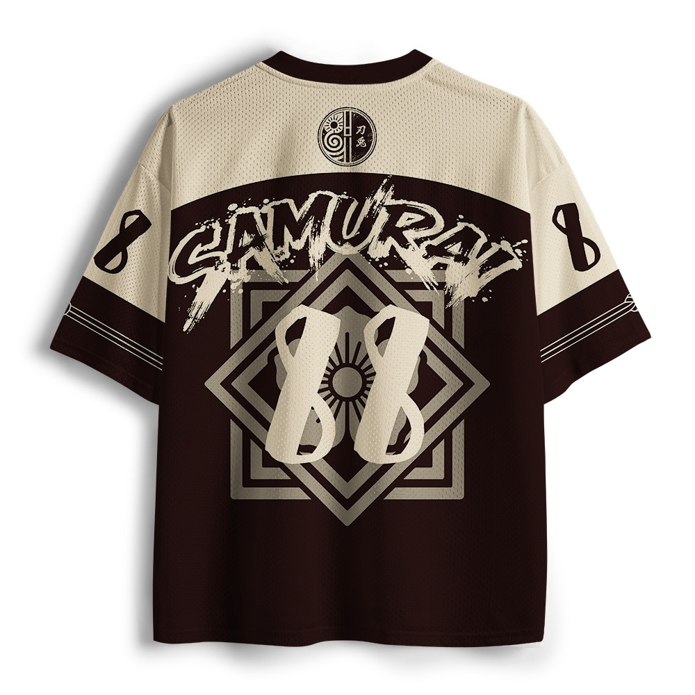 Tokyo-Tiger Rabbit Japanese Samurai Mesh Jersey