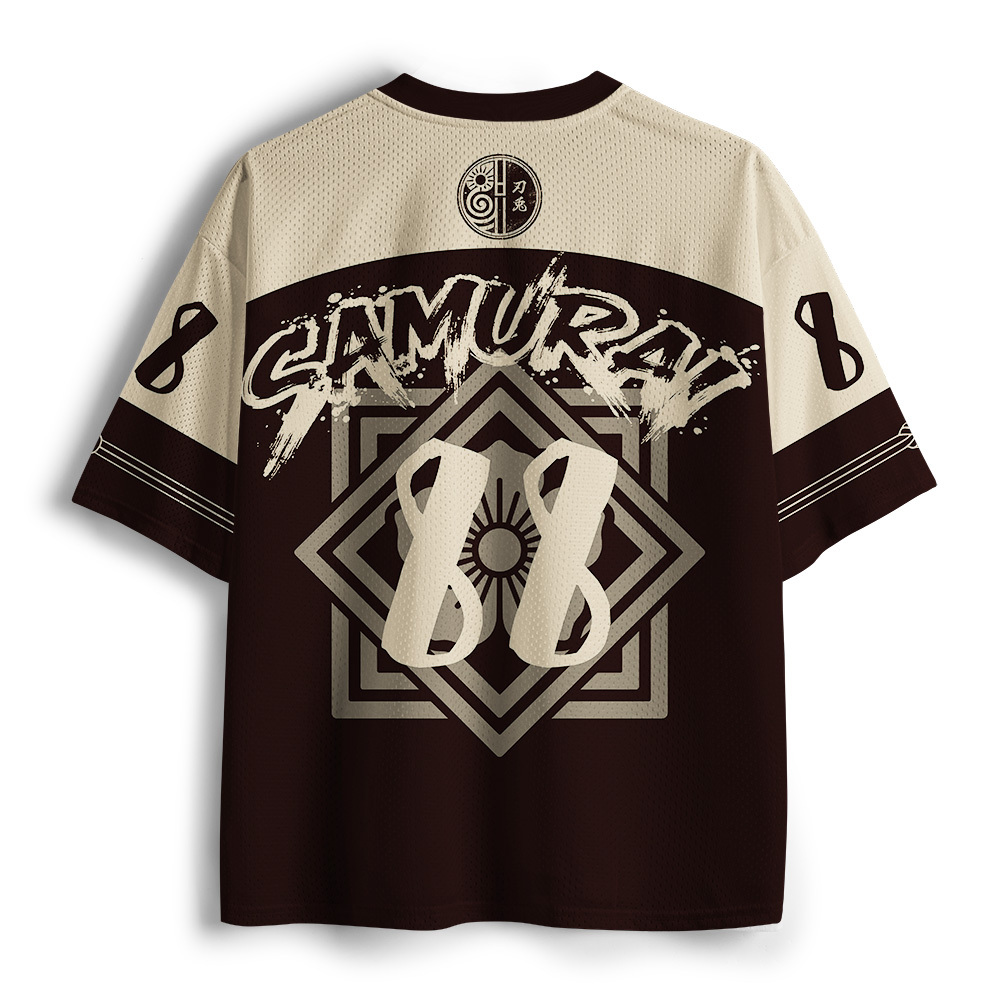 Tokyo-Tiger Rabbit Japanese Samurai Mesh Jersey