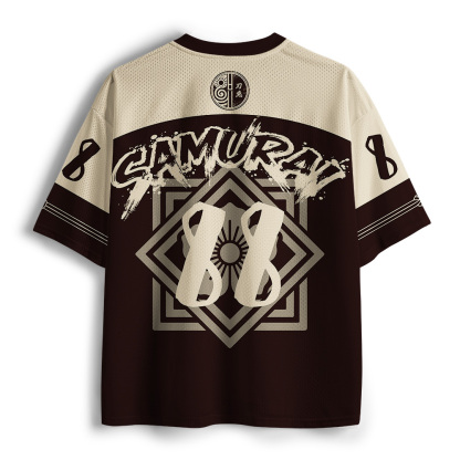 Tokyo-Tiger Rabbit Japanese Samurai Mesh Jersey