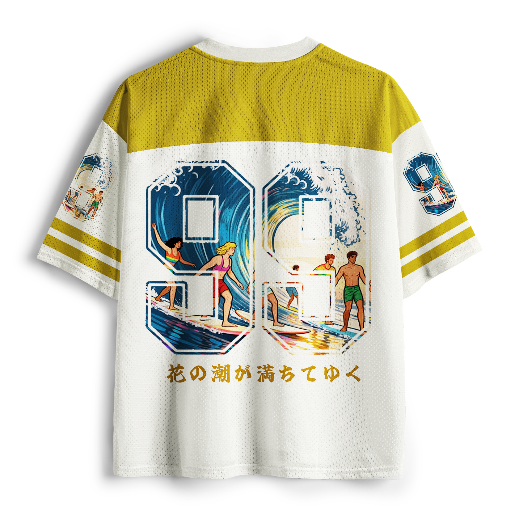 Tokyo-Tiger Hokkaido Pride Wave Mesh Jersey