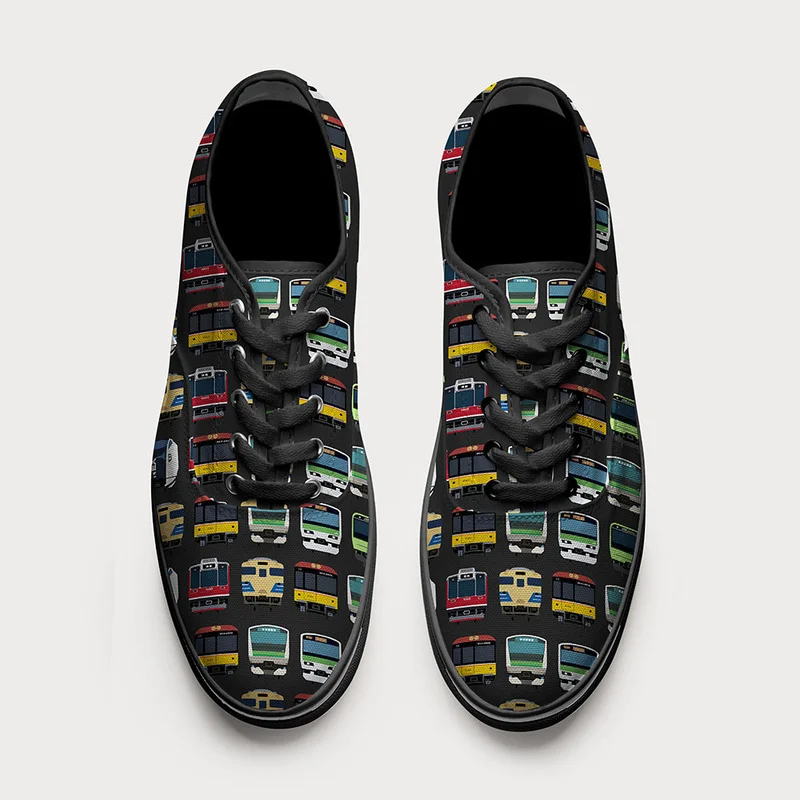 Tokyo-Tiger Japanese Traditional Trains Canvas Shoes