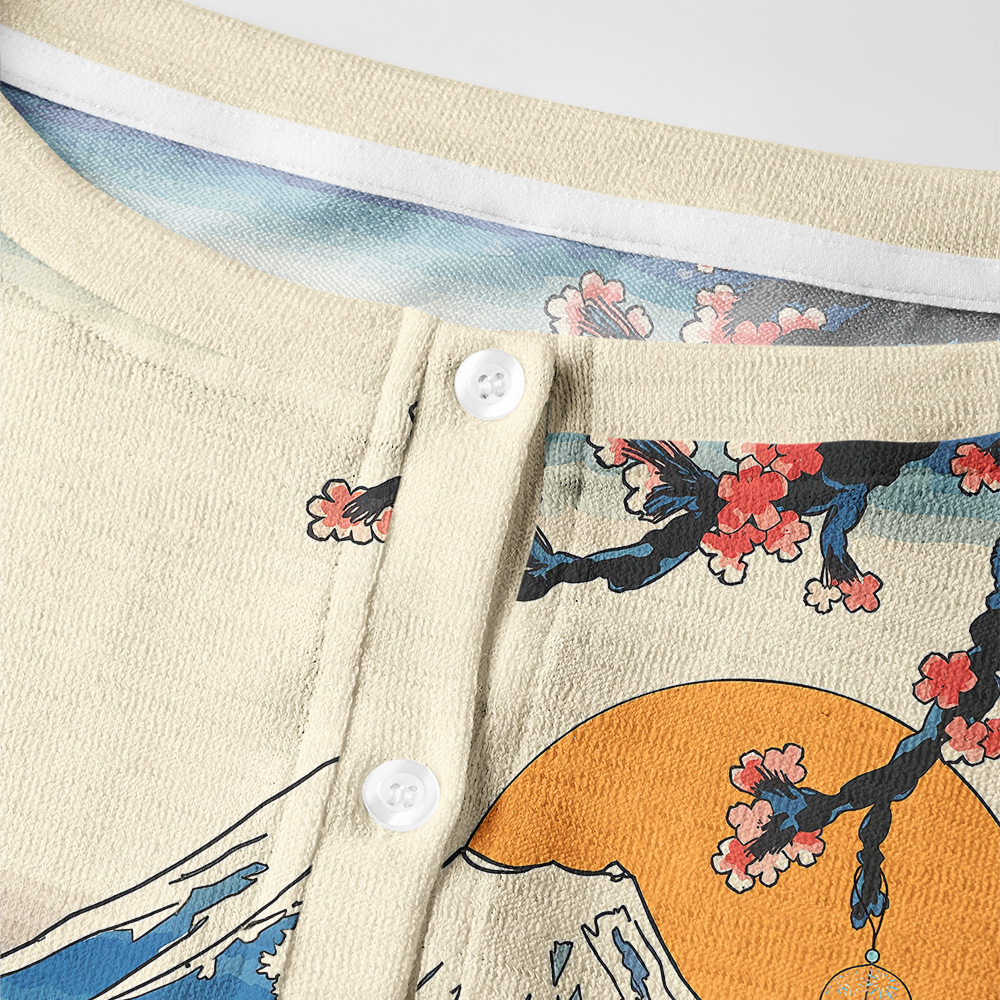 Tokyo-Tiger Cat Looking At The Great Wave Women's Lightweight Cardigan