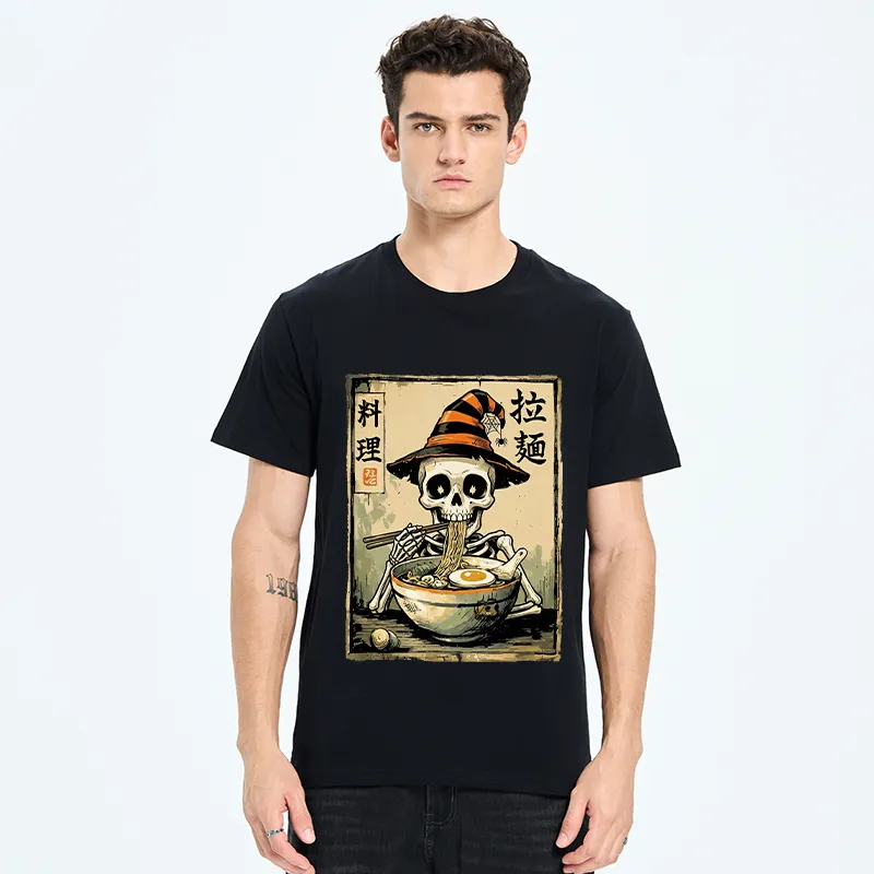 Tokyo-Tiger Funny Skull Ramen Classic T-Shirt