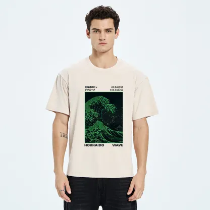 Tokyo-Tiger The Great Code Wave Washed T-Shirt
