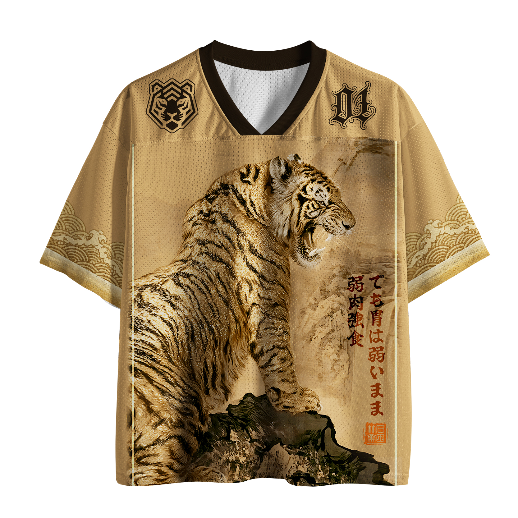 Tokyo-Tiger Predator Tiger Fragile Stomach Mesh Jersey