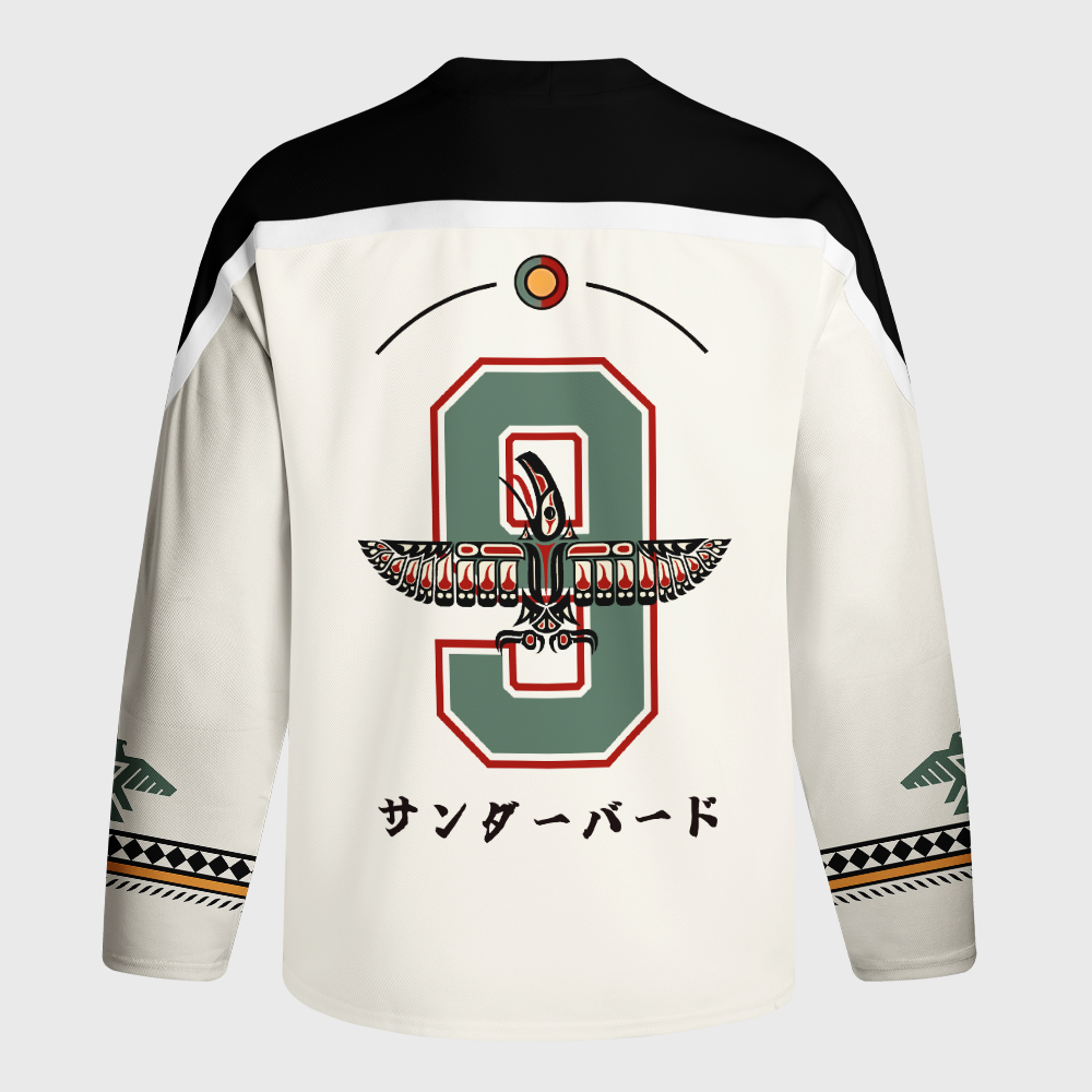 Tokyo-Tiger Sacred Thunderbird Long-Sleeve Hockey Jersey
