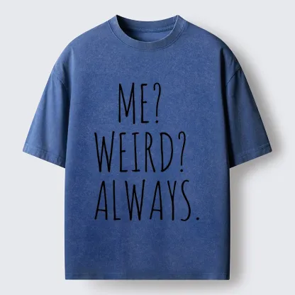 Tokyo‑Tiger Funny Weird Vibe Washed T‑Shirt
