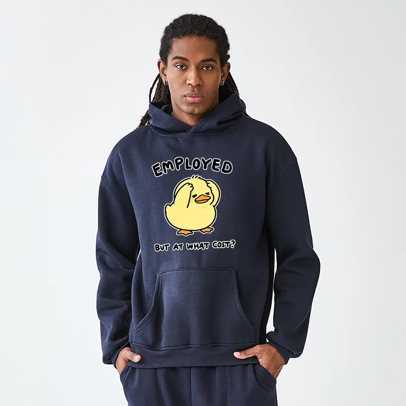 Tokyo‑Tiger Funny Work Duck Adult Fleece Hoodie