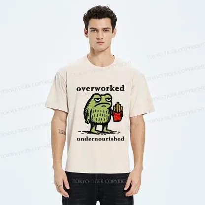 Tokyo-Tiger Decadent And Tired Frog Washed T-Shirt