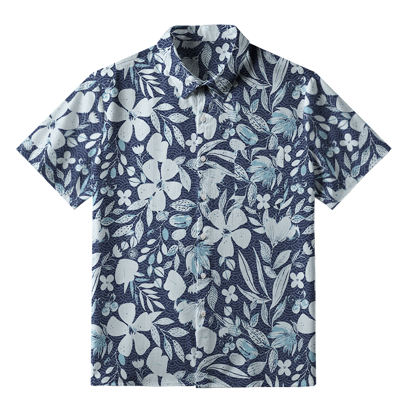 Tokyo-Tiger Floral Fantasy Button-up Shirt