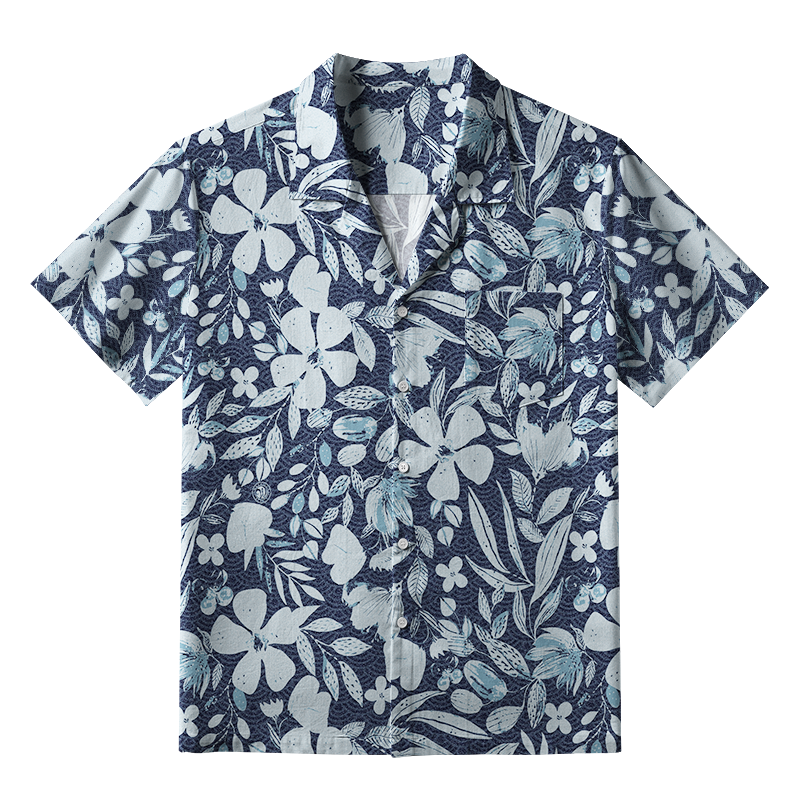 Tokyo-Tiger Floral Fantasy Aloha Hawaiian Shirt
