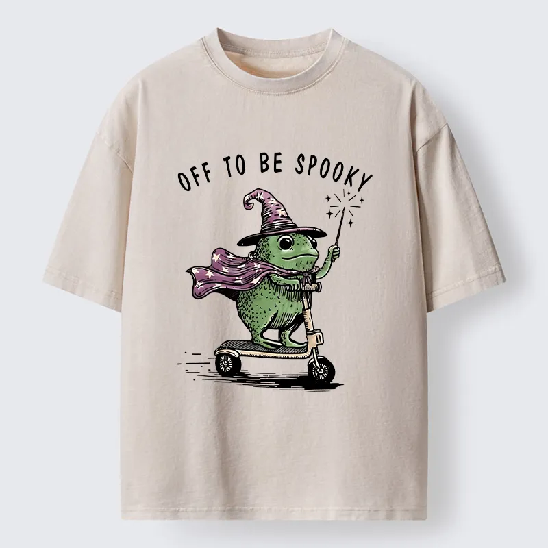 Tokyo‑Tiger Heading To Halloween Washed T‑Shirt