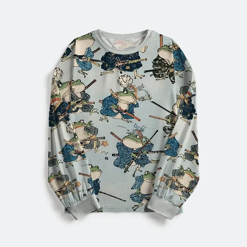 Tokyo-Tiger Frog Samurai Family Pajama Sets