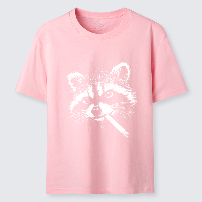 Tokyo-Tiger Vintage Smoking Raccoon Classic T-Shirt
