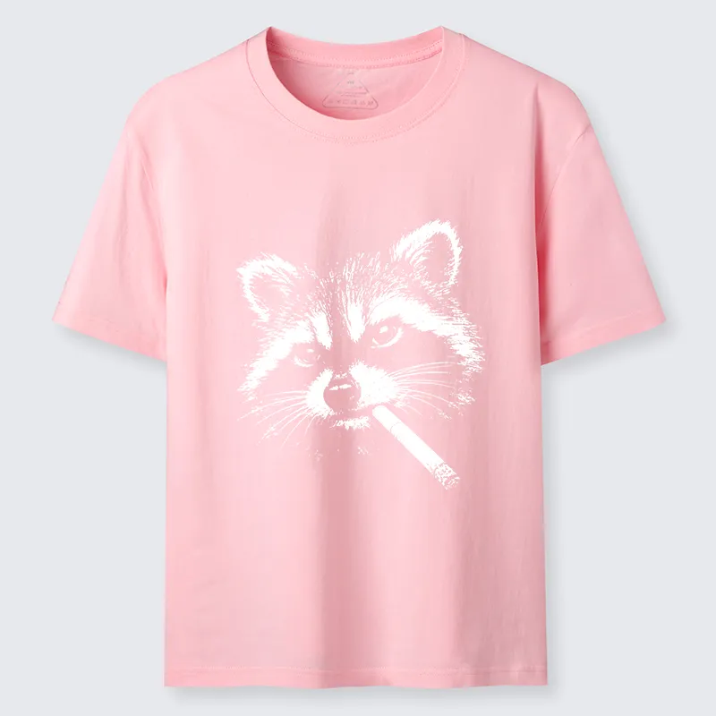 Tokyo-Tiger Vintage Smoking Raccoon Classic T-Shirt
