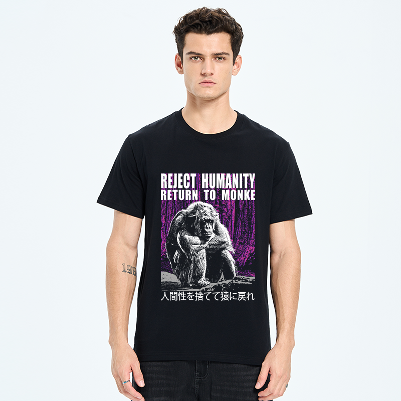 Tokyo-Tiger Reject Humanity Return To Monkey Classic T-Shirt