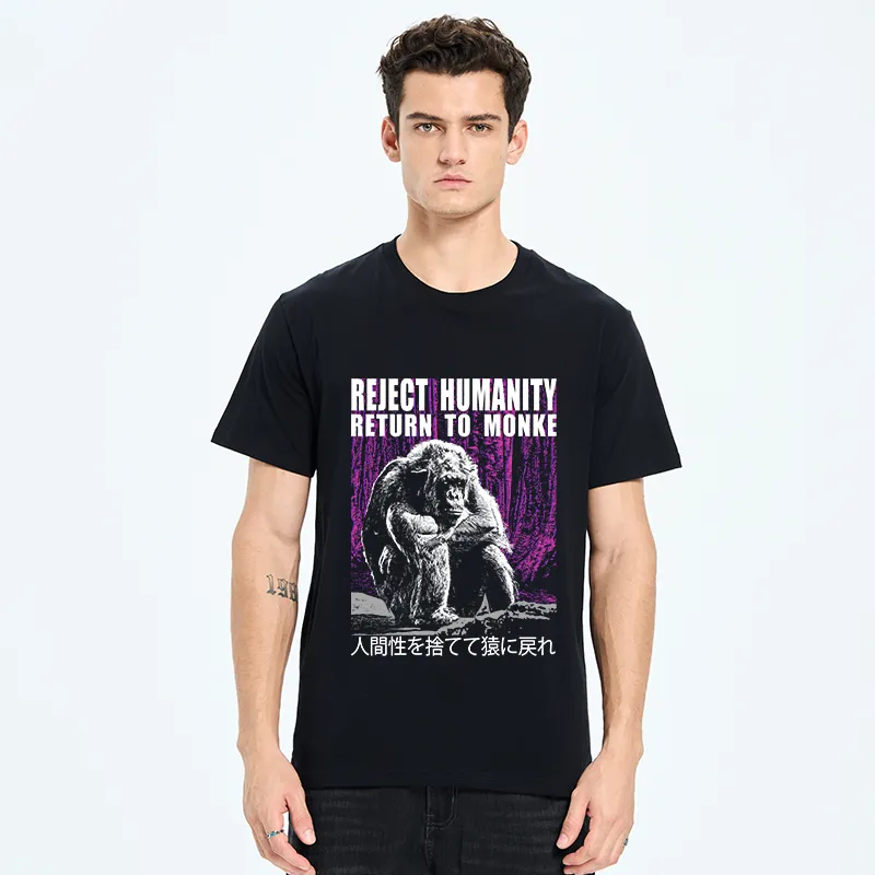 Tokyo-Tiger Reject Humanity Return To Monkey Classic T-Shirt