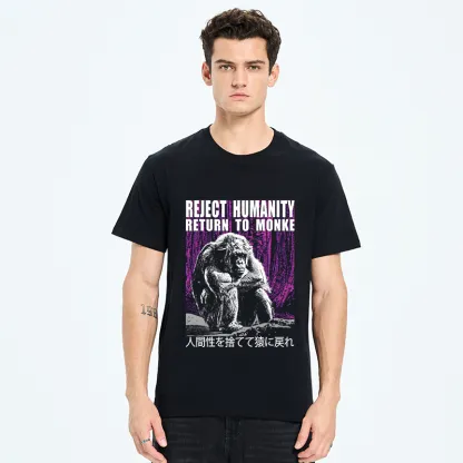 Tokyo-Tiger Reject Humanity Return To Monkey Classic T-Shirt