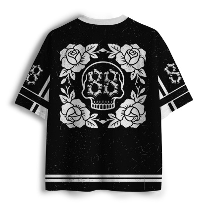 Tokyo-Tiger Skeleton On The Way Mesh Jersey