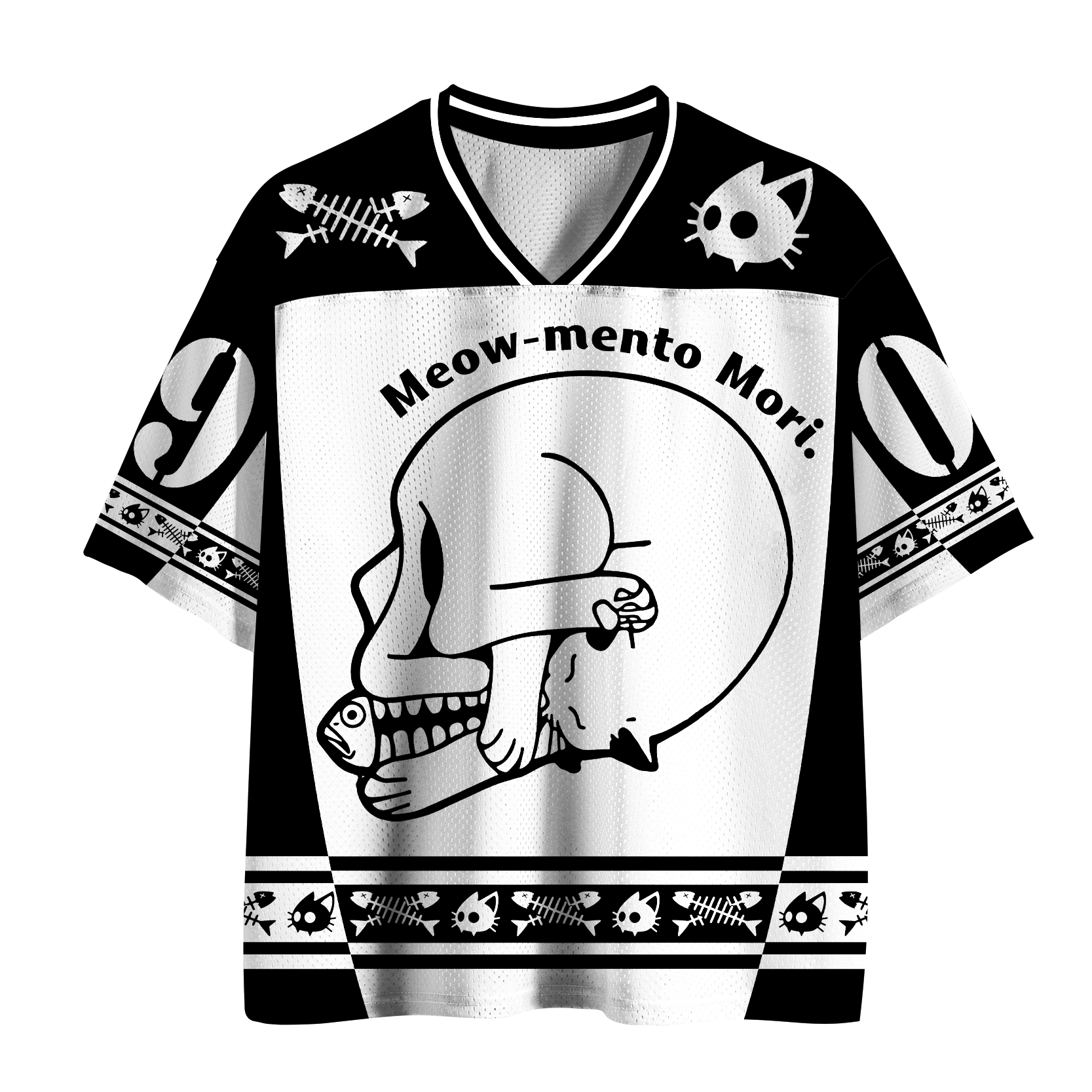 Tokyo-Tiger Double-Take Death Cat Mesh Jersey
