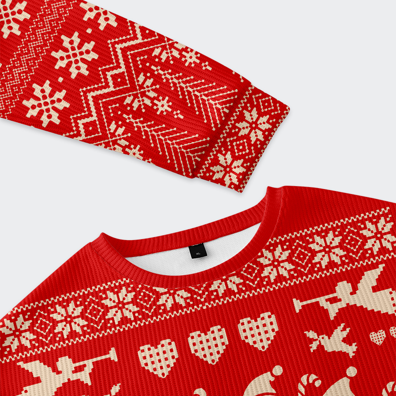 Tokyo-Tiger Happy cute guy Christmas Ugly Sweater