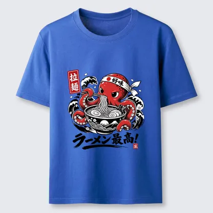 Tokyo-Tiger Octopus Loves Ramen Classic T-Shirt