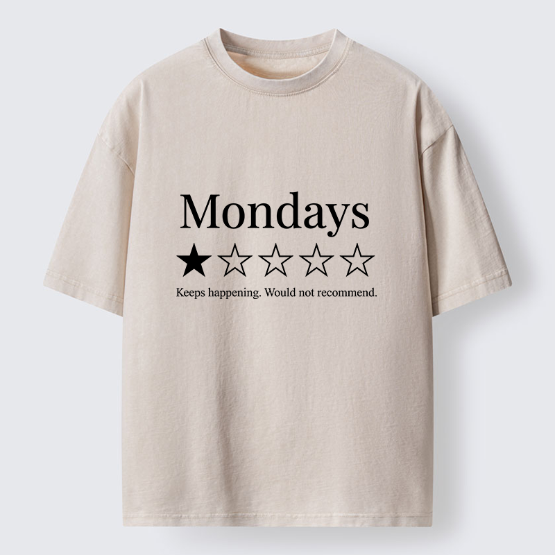 Tokyo-Tiger Funny Monday Review Meme Washed T-Shirt