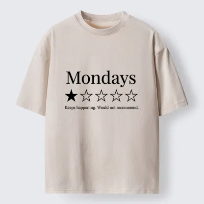 Tokyo-Tiger Funny Monday Review Meme Washed T-Shirt