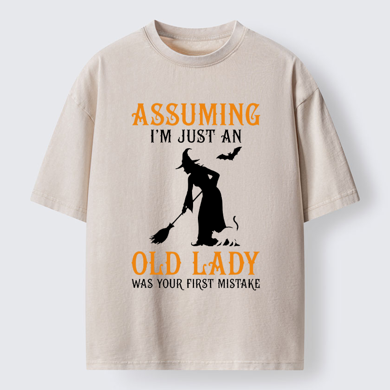 Tokyo‑Tiger Witch Attitude Meme Washed T‑Shirt