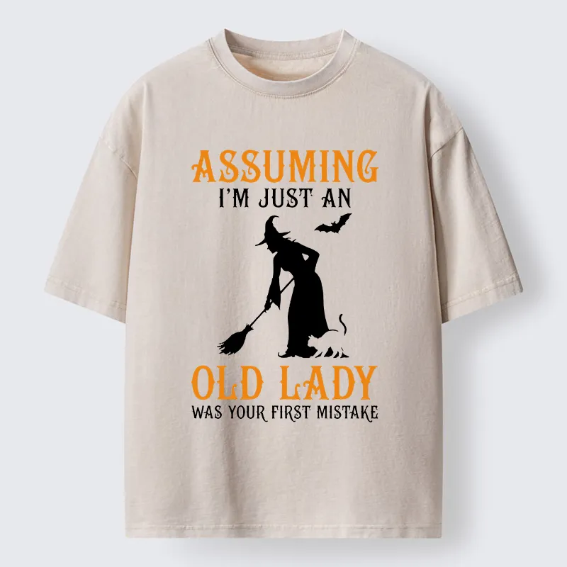 Tokyo‑Tiger Witch Attitude Meme Washed T‑Shirt