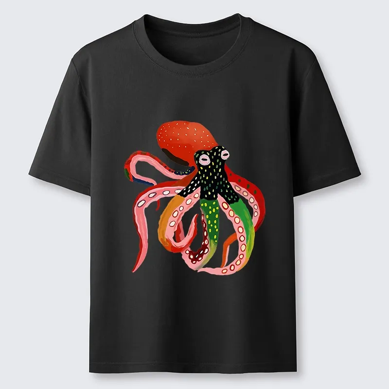 Tokyo-Tiger Colorful Octopus Art Classic T-Shirt