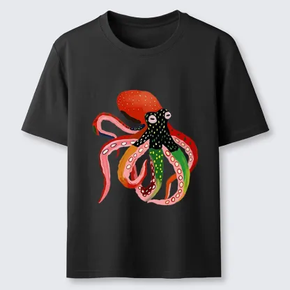 Tokyo-Tiger Colorful Octopus Art Classic T-Shirt