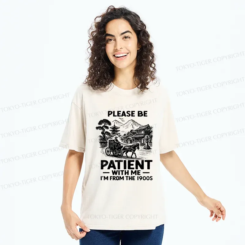 Tokyo-Tiger People From The 90s Washed T-Shirt