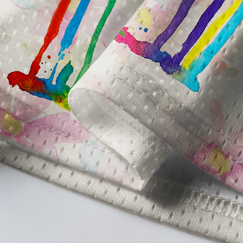 Tokyo-Tiger Frog Under The Rainbow Rain Mesh Jersey