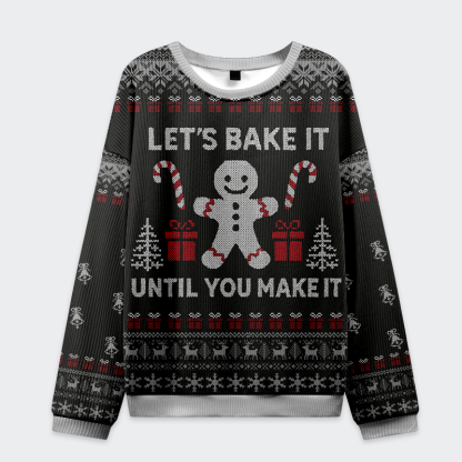 Tokyo-Tiger Gingerbread：Bake It Till You Make It Christmas Ugly Sweatshirt