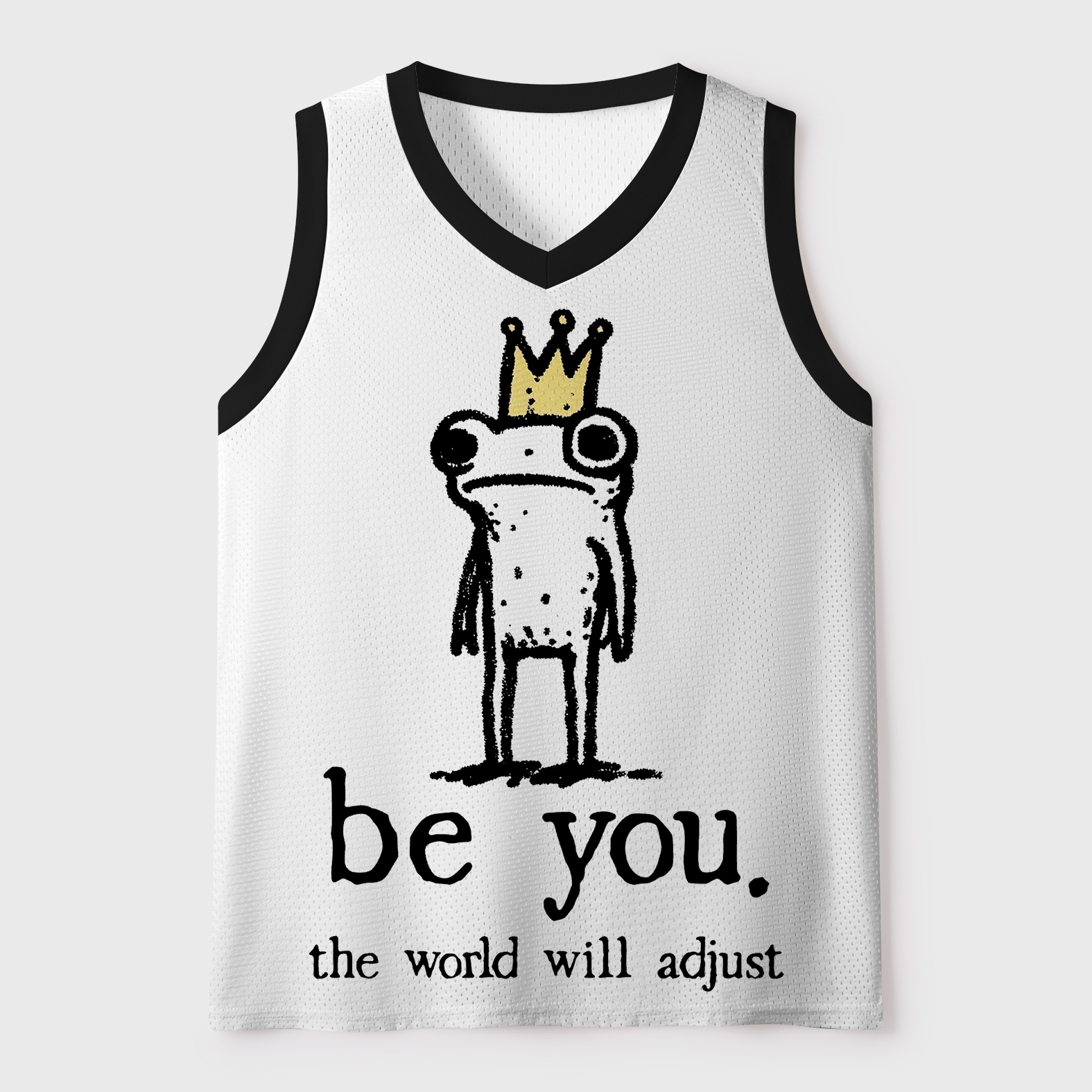 Tokyo-Tiger Crown Frog Stays True To Self Mesh Tank Top
