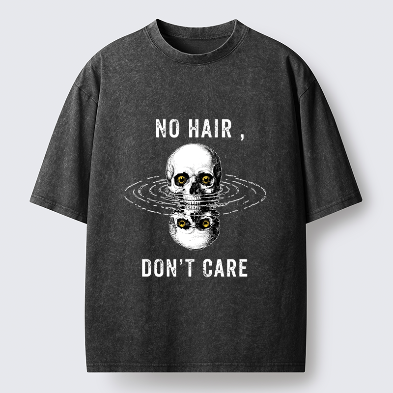 Tokyo-Tiger Skull Water Reflection Washed T-Shirt